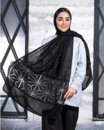 شال زنانه بلند کرپ کد 60162425