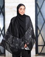 شال زنانه بلند کرپ کد 60162425